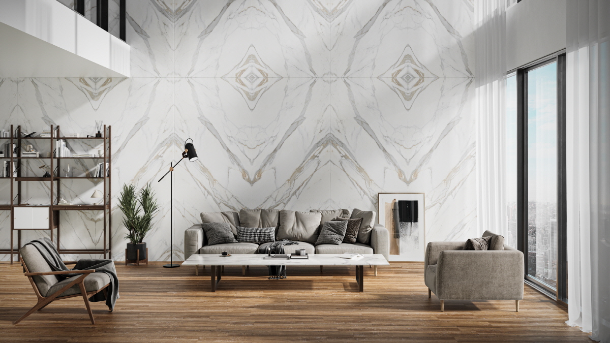 Ceramic vs Porcelain: Craft Living Room Walls with Precision