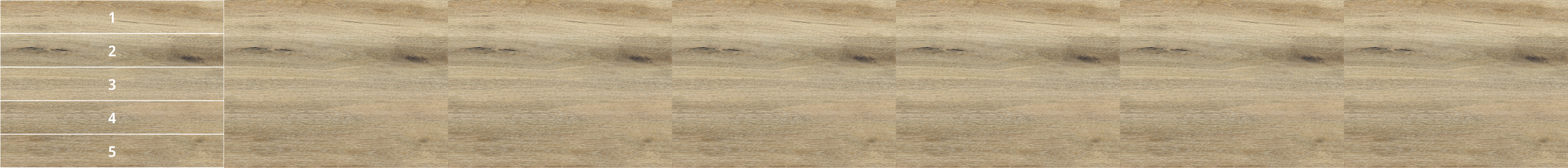 Plank size: : 9” x 60” (228.6mm x 1524mm)