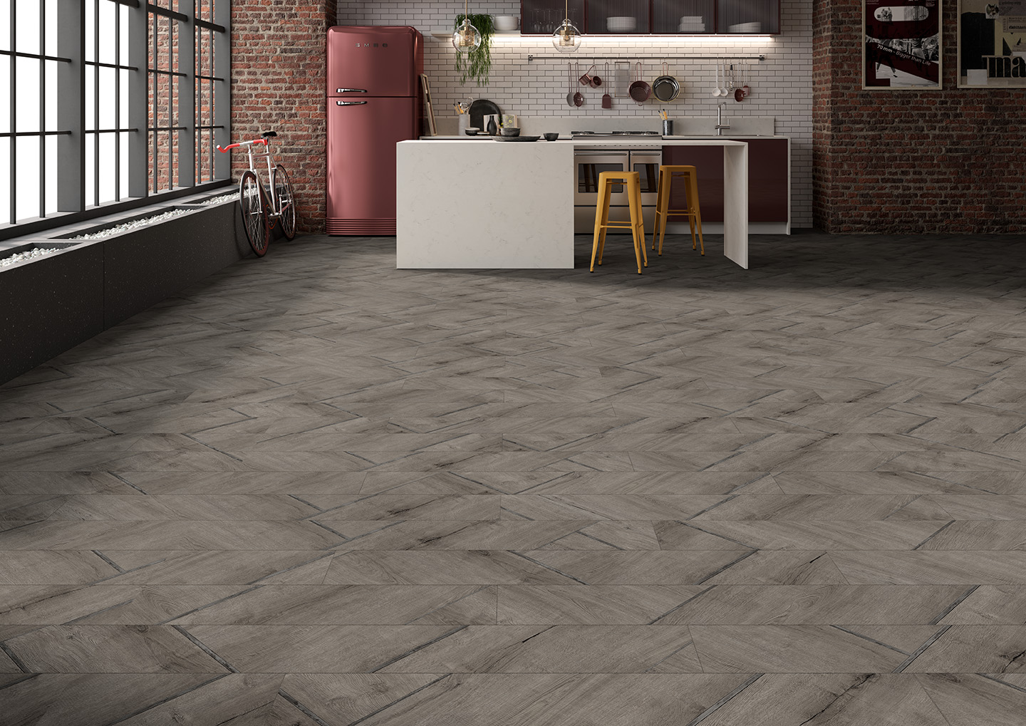 LX Hausys HFLOR Luxury Vinyl Tile Specimen Timber