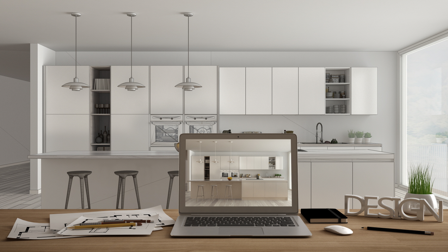 The finale of a kitchen renovation are the finishing touches that personalize the space and elevate its elegance.