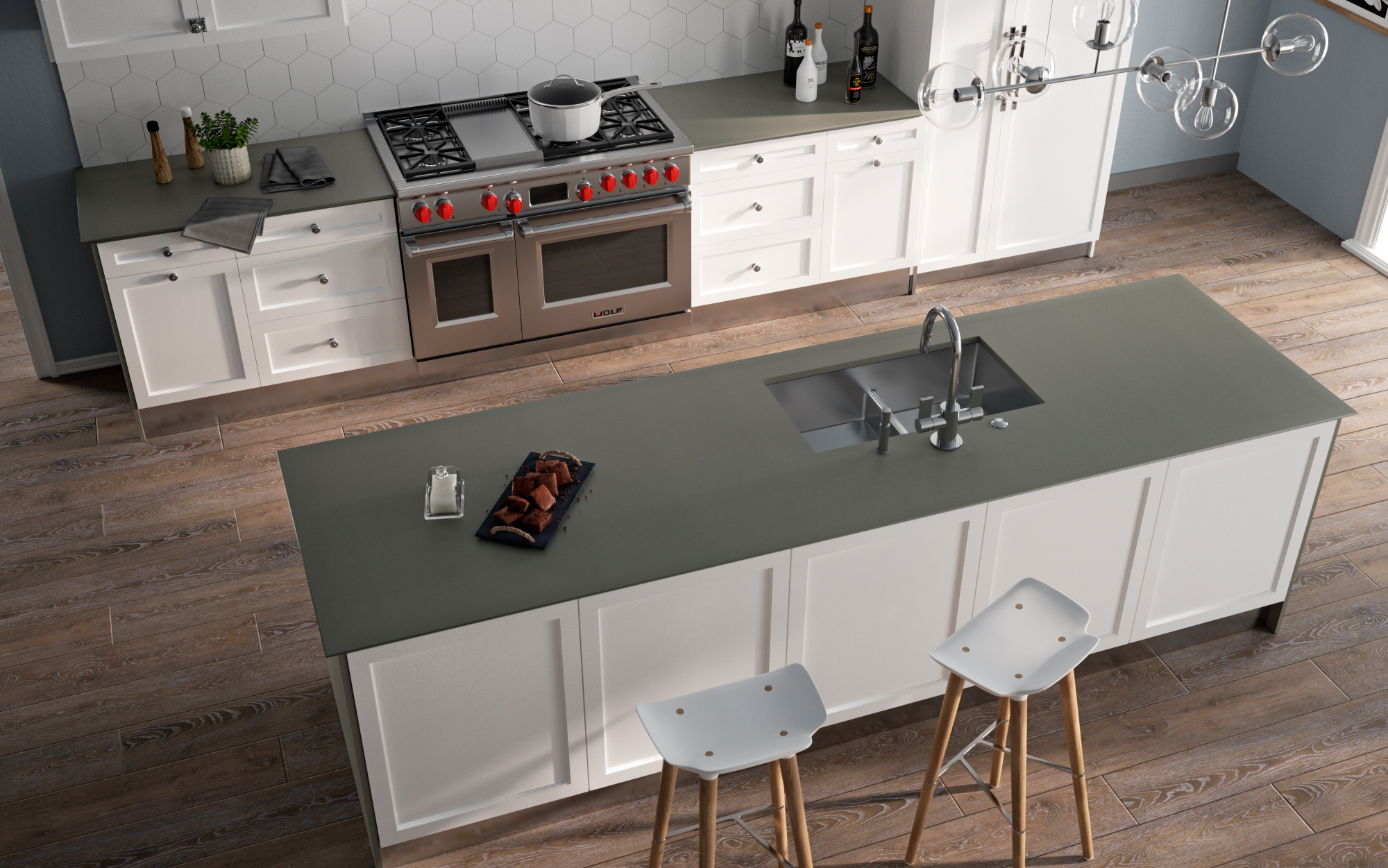 This article explores the best kitchen layout styles for extra-large kitchens.