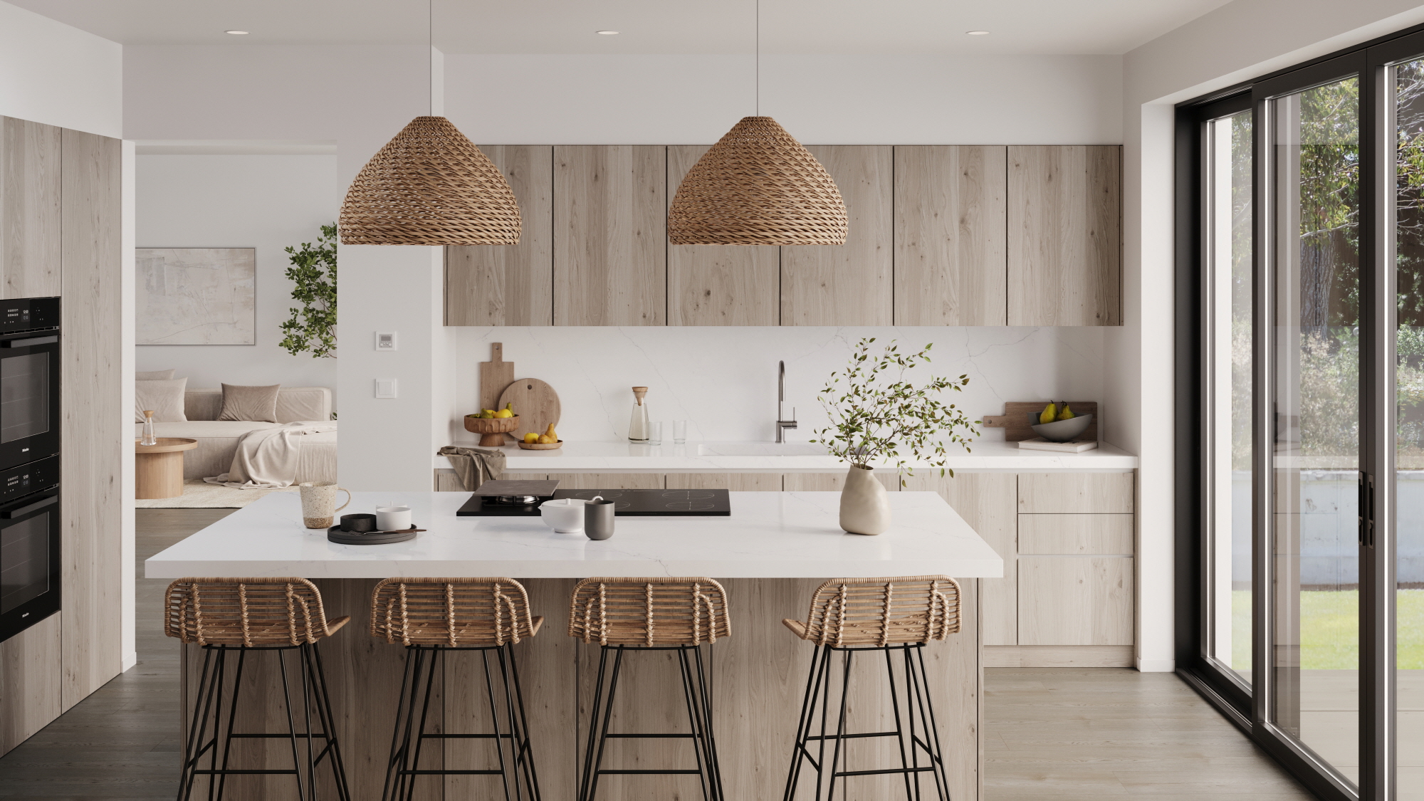 VIATERA Velo Quartz Countertop Kitchen